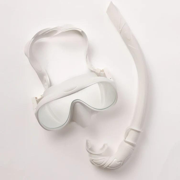 White Snorkel Set